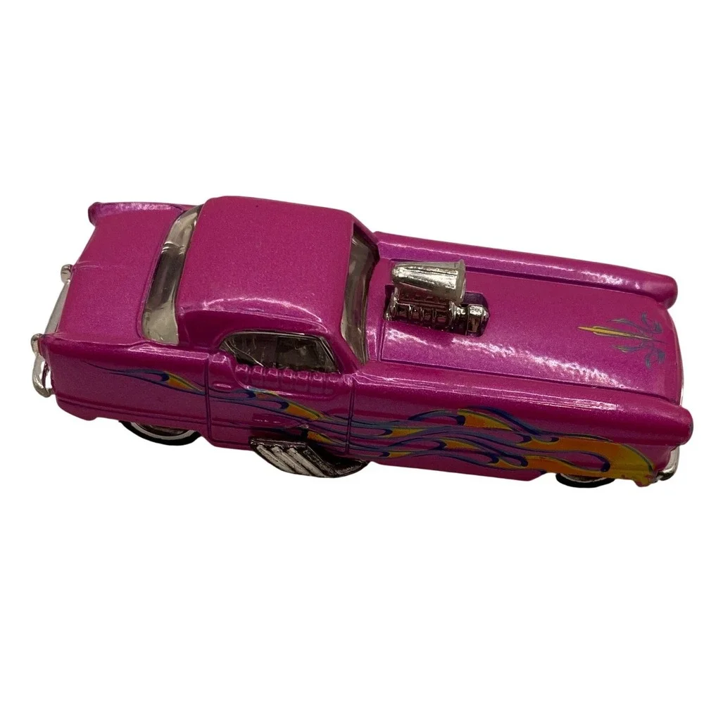 Hot Wheels Metrorail Nash Metropolitan Pink Magenta Flames‎ Classics Series